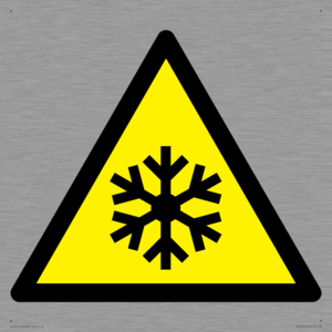 W010 Warning: Low temperature/freezing conditions